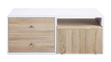 White High Gloss 4-Drawer Coffee Table B062P209128