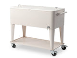 80QT 87.5*38.5*91cm Rectangular Plastic Box Iron Leg Tube Insulation 58455413