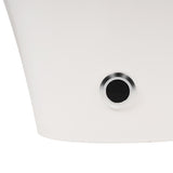 Heated Seat Smart Toilet, One Piece Toilet, Automatic Flush Tankless Toilet without Bidet, with Foot N753P213733G