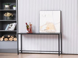 Industrial Style Porch Table Single Layer Black Oak Triamine Board 105 * 30 * 75005332
