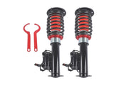 Set of Front Air to Coil Spring Struts w/ Electric Fit for Mercedes-Benz S-Class W221 2007-2013 RWD 02682332