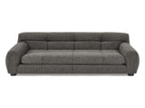 Soft and comfortable pet sofa with backrest and armrests, suitable modern rectangular pet sofas W487P266086