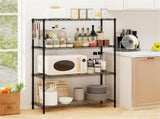 4-Tier Heavy-Duty Metal Wire Shelving, 1000LBS Total Capacity Storage Rack with 250LBS Per Shelf, 84742379