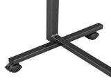 Multifunctional Adjustable Bedside Table MDF/Iron/4 Wheels With Brake, Silver Grey 27887581