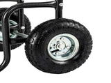 Firewood Cart 220LBS with Large Wheels, Fireplace Log Rolling Caddy Hauler, Wood Mover Outdoor 48004071