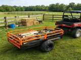 1500 lbs Heavy Duty ATV Dump Trailer, 15 Cu. Ft. Tow Behind Garden Cart with Removable Sides & 2 14681394