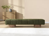 Upholstered Dining Bench for Dining Room, No-Assembly End of Bed Entryway Bench Ottoman for Bedroom N779P253550G