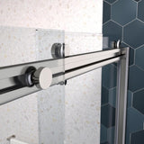 Bypass shower door, sliding door, with 5/16" tempered glass and Polished Chrome finish 6074 W2122P166984