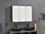 48 x 30 inch LED Lighted Bathroom Medicine Cabinet with Mirror, Sockets, Dimmable, Anti-Fog W2287P281364