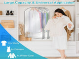 5 Pack Hanging Garment Bags, 60.23in Long PEVA & Non-woven Clothes Storage Covers, Transparent 81461503