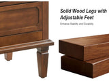 Farmhouse 3 Drawer Nightstand with Charging Station, Wood Dresser Chest of Drawers with USB & Type-C W3720P568498