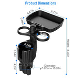 4-in-1 Car Cup Holder Tray Food Table Phone Hold Car Expander Detachable 360 Degree Rotatable 33533875
