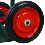 440lbs capacity Cylinder Cart,WELDING CYLINDER HAND TRUCK,Large Dual Oxygen Tank Cart Dolly With W465P175696