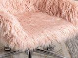 Modern Faux fur home office chair, fluffy chair for girls, makeup vanity Chair 66253460