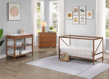 Pixie Zen 3-in-1 Crib in Walnut/White B022P204877