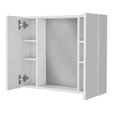 Draco Medicine Cabinet, Mirror, Double Door, One External Shelf B128P148908