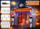 8.5FT Inflatable Archway Grim Reaper with Built-in LEDs Blow Up Yard Decoration for 14219987