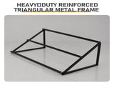 52"x18" Black Awning, Iron Frame, Corrugated Steel Tile Coating 04235187