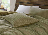 3PCS Full/Queen Waffle Washed Comforter Set B035P341104