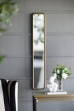 ZNTS 47" x 8" Full Length Mirror with Antique Gold Metal Frame, Long Mirror for Hallway Living Room W2078124332