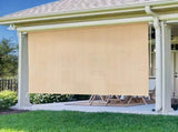 7'X8' sesame HDPE spliced roller shutter 65843698