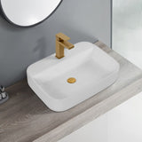 Bothwa Home Rectangular Countertop Ceramic Wash Basin CUPC Certified B2724P262845