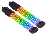2PCS 1FT Spiral Fat LED Whip Antenna RGB Chasing Light fit for Polaris RZR Can-Am 05155599