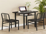 3-Piece Dining Table Set , Space-Saving Tuck-under Chair Design 27328094