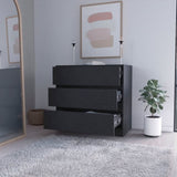 Avra 3 Drawer Dresser, Manufactured Wood Top and Front Chest of Drawers B128P148662