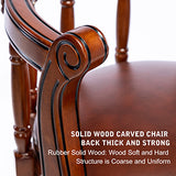 Seat Height 29.5'' Wooden Swivel Barstool 360 Degrees Swivel Barstools Chair for Home Kitchen W2195135472