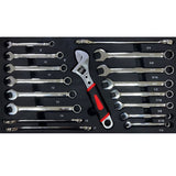 ZNTS 3 Drawers Tool Box with Tool Set W1102111197