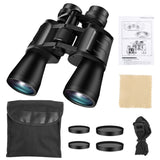 8-24x Binoculars with 50mm Objective Lens, Multi-Layer Coated Aspherical Lenses, High-Grade BAK-4 63333087