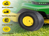 Set of 2 20x10.00-8 Lawn Mower Tires, 4-Ply Tubeless Turf Tread Heavy Duty, Tire Only No Rim, Fits W1364P445943