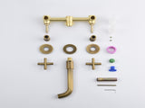 Bathroom Faucet Wall Mounted Bathroom Sink Faucet-Archaize 52882513