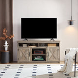 Farmhouse Barn door TV Media Stand Modern Entertainment Console for TV Up to 65" with Open and W2275P149121