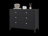 Libby Dresser, 3 Drawers, Black Wengue B097P480474