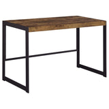 Antique Nutmeg and Gunmetal Writing Desk B062P153651