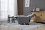 Arm Pushing Recliner, Modern Button Tufted Wingback Push Back Recliner, Living Room W133364034