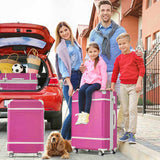 Hardshell Luggage Sets 4 Pieces 20"24"28" Luggages and Cosmetic Case Spinner Suitcase with TSA N732P170218H