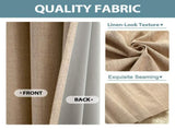 2pcs yellow 100% blackout curtains with snap-on top, suitable for hanging use. They have functions 04467982