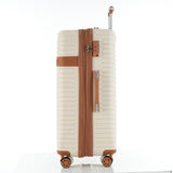 4 Piece Luggage Set Suitcase Set, ABS Hard Shell Lightweight Expandable Travel Luggage with 4 PP313145AAO