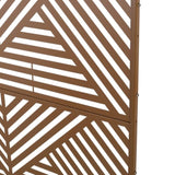 Outdoor & Indoor Privacy Metal Privacy 76" H48" W, Freestanding Decorative Privacy W465P193162