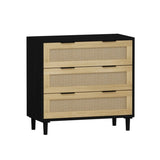 ZNTS 31.50"3-Drawers Rattan Storage Cabinet Rattan Drawer,for Bedroom,Living Room,Dining W757127393