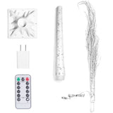 Lighted Birch Tree Artificial White Birch Twig Tree with 8 Warm White Lighting Modes for Wedding 46049228