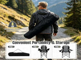 2 Pack Heavy Duty Folding Camping 330 LBS Capacity, 600D Oxford Padded Portable Outdoor Lawn 76847008