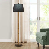 ZNTS Metal Bamboo Floor Lamp 60"H B035122347