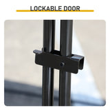 20 x 10 ft Large Metal Chicken Coop, Walk-in Poultry Cage Chicken Hen Run House with Waterproof 67665023