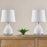 2-Tone Ceramic Table Lamp Set of 2 B035P264515