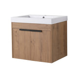 24 Inch Bathroom Vanity With Top,Resin Basin,Soft Closing Doors W99990331