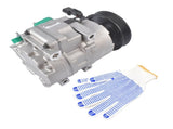 A/C Compressor with Clutch Fits for Hyundai Genesis 3.8 Sedan 4-Door 2009-2014 V6 3.8L 6-Groove 11979902
